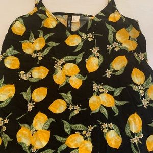 H&M tank top, lemon design